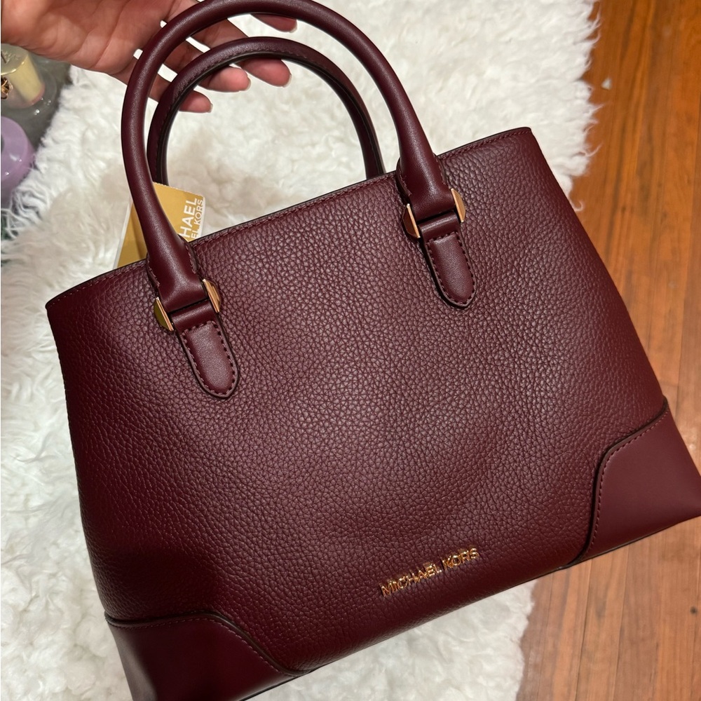 Michael Kors Deep Burgundy Satchel